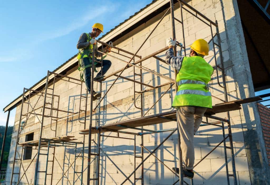 échafaudage pour chantier